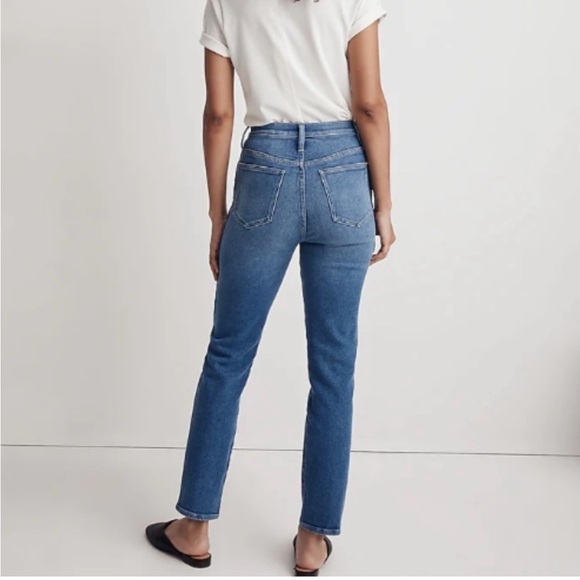 Madewell Stovepipe High Rise Denim Jeans - Picture 2 of 8